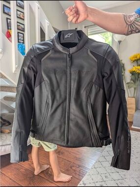 Alpinestars Black Perforated Performance Motorcycle Jacket